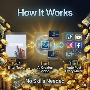 social media scheduling automation system showing content publishing across multiple platforms with AI and n8n integration