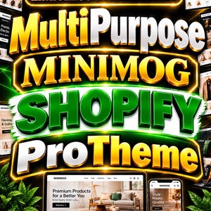Ultimate Multipurpose Shopify Theme | Minimog Ecommerce Theme | Customization & Store Setup