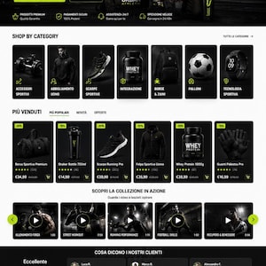 May include: A screenshot of the Urban Athletic e-commerce website homepage featuring a black and yellow color scheme. The layout includes a hero banner with text, a shop by category section, a best-sellers grid, video thumbnails, and customer reviews.