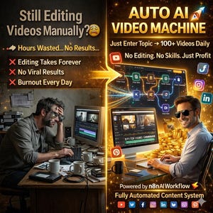 TikTok YouTube Instagram automation workflow system demonstrating multi platform content creation and auto posting process