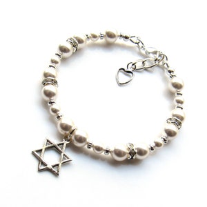 Star of David Bracelet For Women and Girls,  Bat Mitzvah Gift, Jewish Bracelet, Jewish Gift, Jewish Jewelry, Jewish Star Bracelet