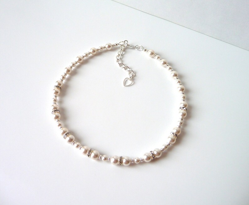 Little Girl Necklace Pearl Necklace for Girls WHITE or IVORY Etsy