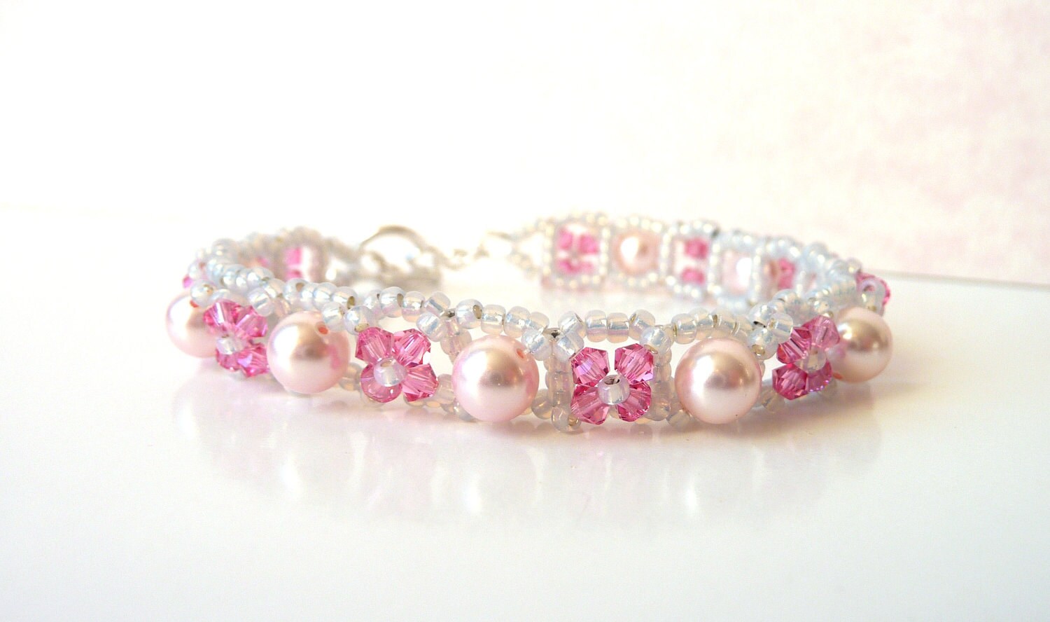 Bracelet for Girls Kids Jewelry Pink Bracelet Adjustable Etsy