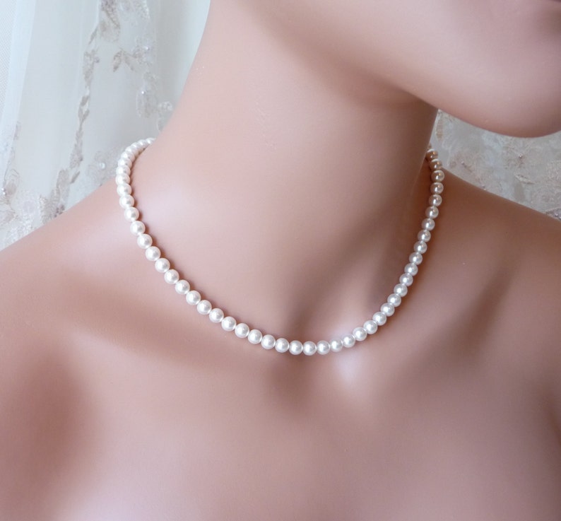 Pearl Jewelry Set 3 Piece Pearl Set Bridesmaid Jewelry Set Etsy