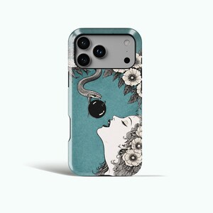 Snake Aesthetic Dark Feminine MagSafe Phone Case | Fits iPhone 17 Pro Max 16 15 14 13 12 11 Pro XS 8