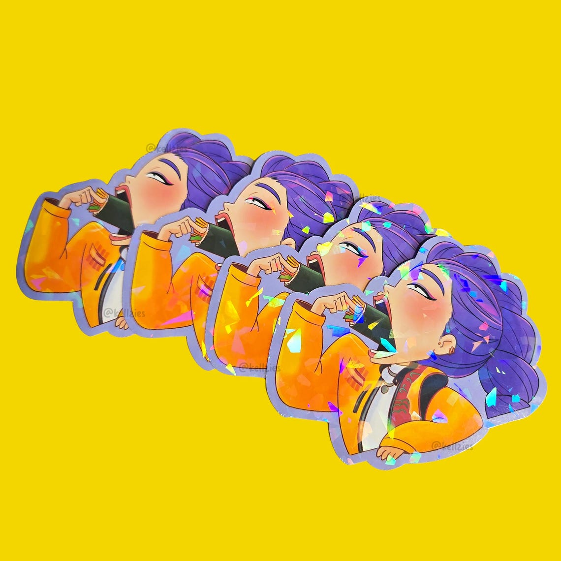 Rumi Loves Kimbap Sticker | Kpop Demon Hunters Inspired Stickers - Etsy