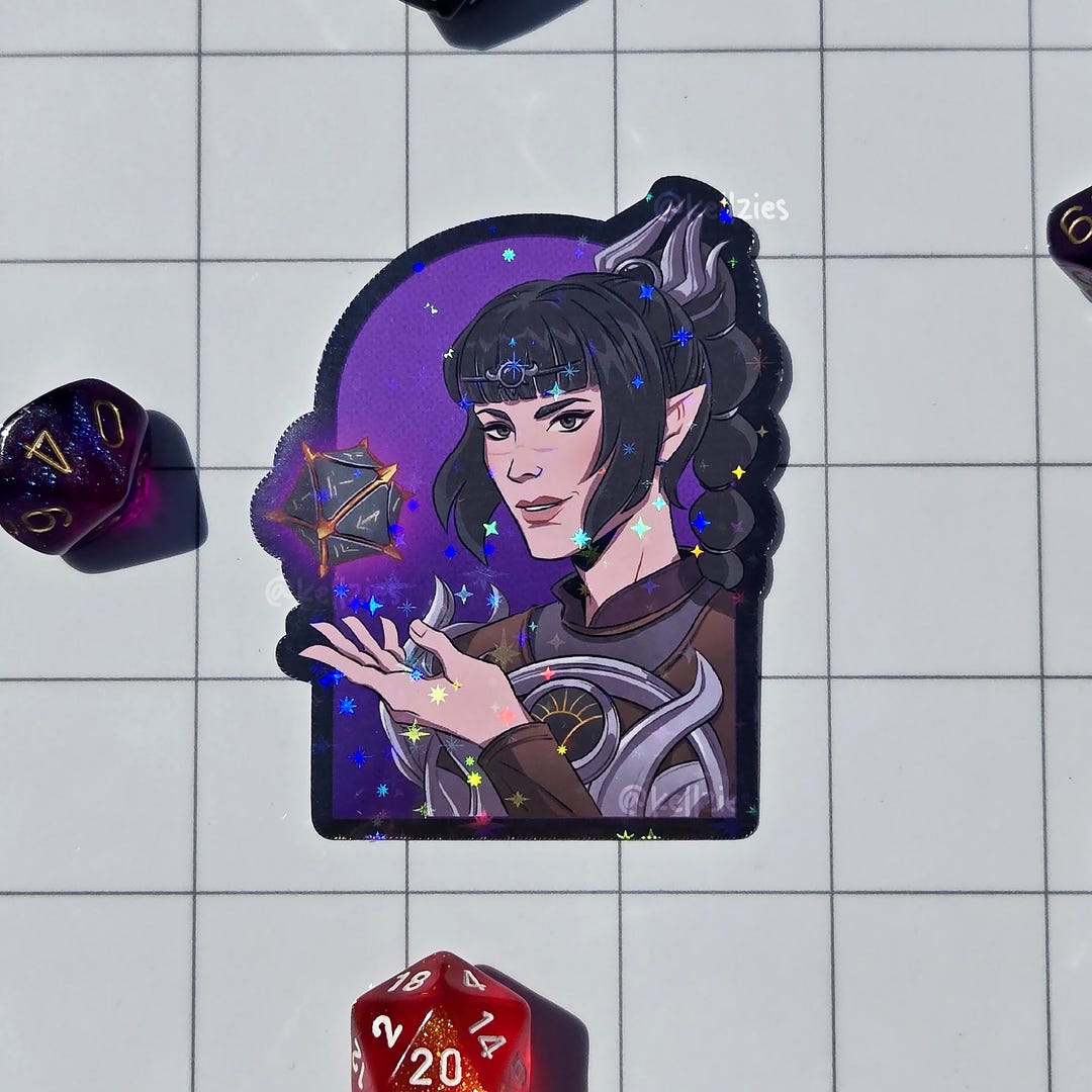 Shadowheart Sticker Shadowheart Portrait Sticker | Baldur's Gate 3 Inspired Sticker! | BG3 ...