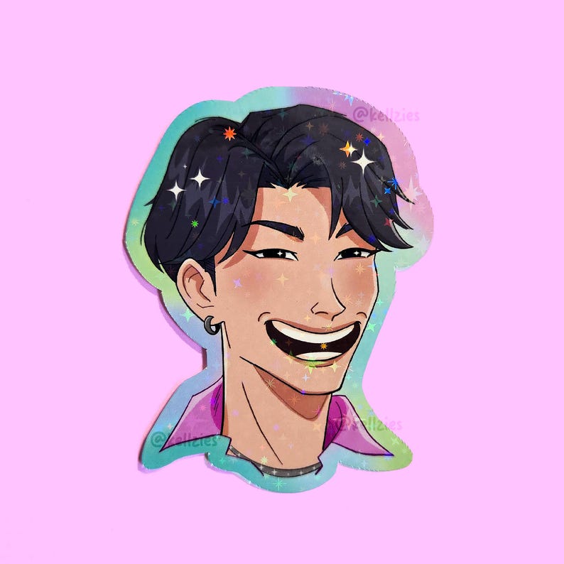 Popcorn Girlies Sticker | Mira and Zoey | Kpop Demon Hunters Inspired ...