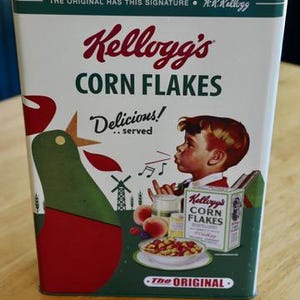 Kelloggs Corn Flake Tin - Etsy