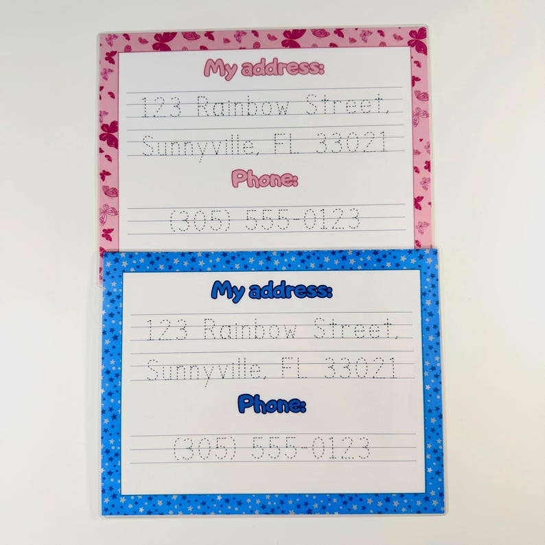 Personalized Tracing Boards Set | Reusable Name, Alphabet & Shapes ...