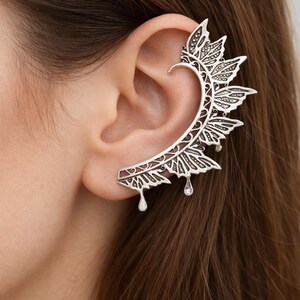Gold Ear Cuff Cosplay Costume Boho Unisex Mens Jewellery Fancy Dress Tribal Festival Jewellery