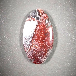 Red Lace Agate Cabochon 40-6692