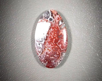 Red Lace Agate Cabochon 40-6692