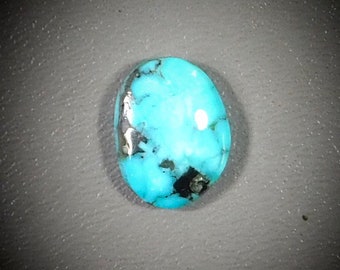Mexican Turquoise with Pyrite Cabochon 40-6943