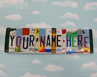 License plate letters | Etsy