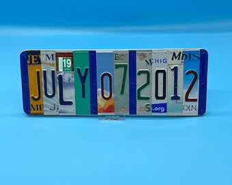 10 Year Anniversary Gift for Him, Tin Anniversary, Custom Aluminum Gift, 10th Anniversary Gift for Husband