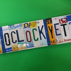 Custom License Plate Sign: Personalized Retro Home Decor