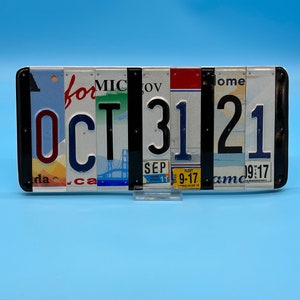 Custom Made Gift for Men,Metal License Plate Sign with a Name or Personalized with  Anniversary, Wedding, Birthday date