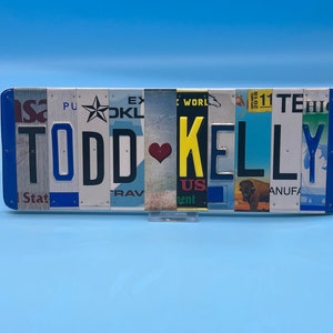 Personalized gift, Custom made license plate sign