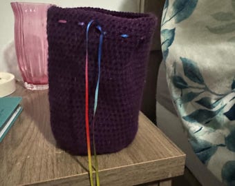 XL D&D Dice bag, crochet pattern