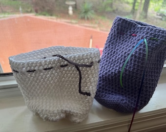 Large DnD dice bag pattern