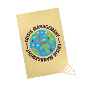 Crisis Management Puzzle, Fun Brain Teaser, Stress Relief Activity, Educational Gift for Adults, Perfect for Game Nights & Family Time