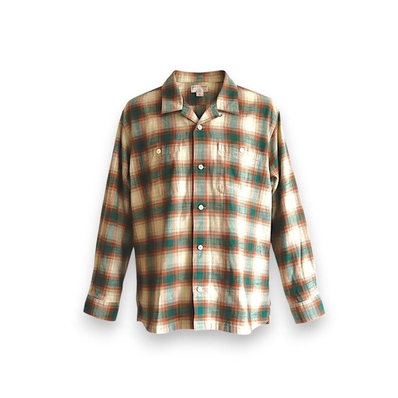 Vintage Filson Elk Heights Camp Shacket Rust Pine Grove Plaid Flannel Mens 3XL image 1