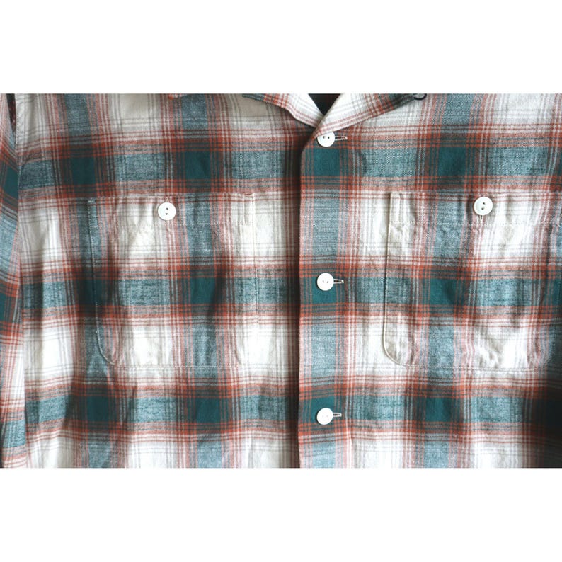 Vintage Filson Elk Heights Camp Shacket Rust Pine Grove Plaid Flannel Mens 3XL image 4
