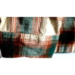 Vintage Filson Elk Heights Camp Shacket Rust Pine Grove Plaid Flannel Mens 3XL image 9
