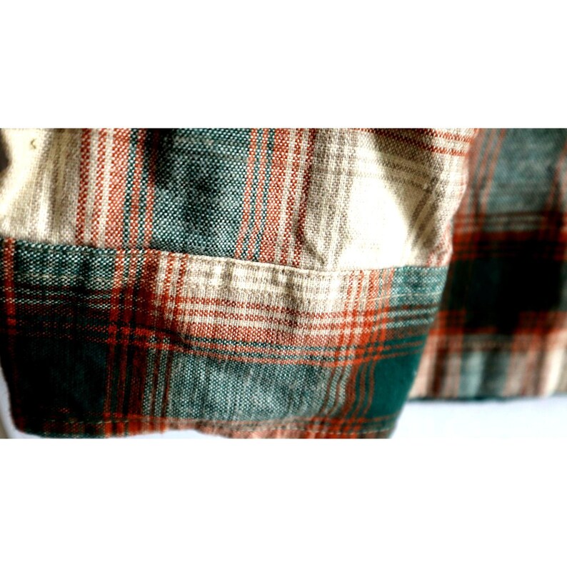 Vintage Filson Elk Heights Camp Shacket Rust Pine Grove Plaid Flannel Mens 3XL image 9
