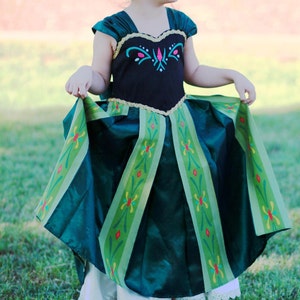 disney frozen anna coronation dress