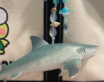 Handmade Shark Keychain
