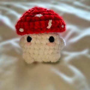 Fidget crochet mushroom