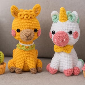 Crochet Amigurumi Pattern PDF, Unicorn and Pegasus Crochet Pattern, amigurumi unicorn pattern, crochet pegasus pattern, amigurumi pegasus