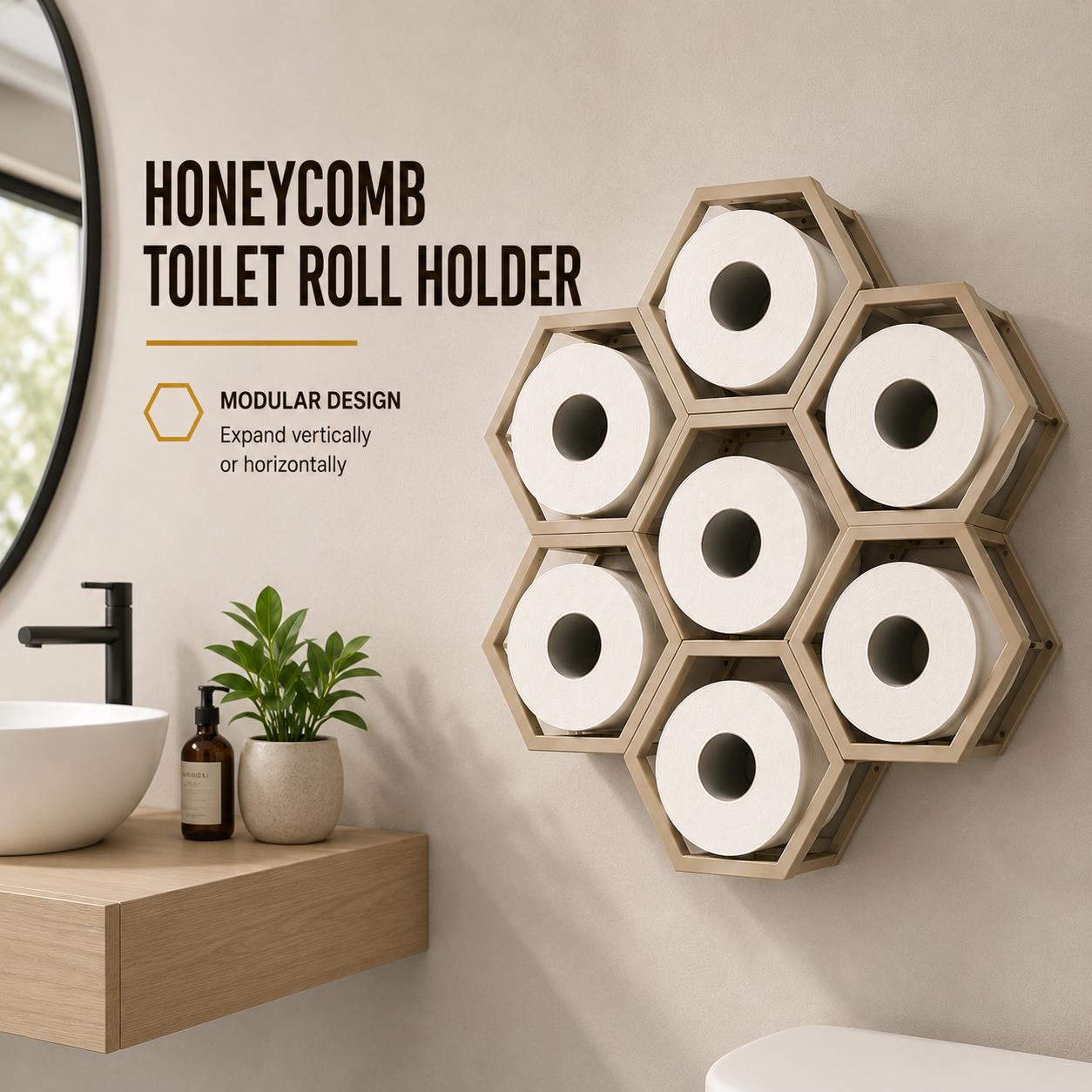 Honeycomb toilet paper holder - Etsy 日本