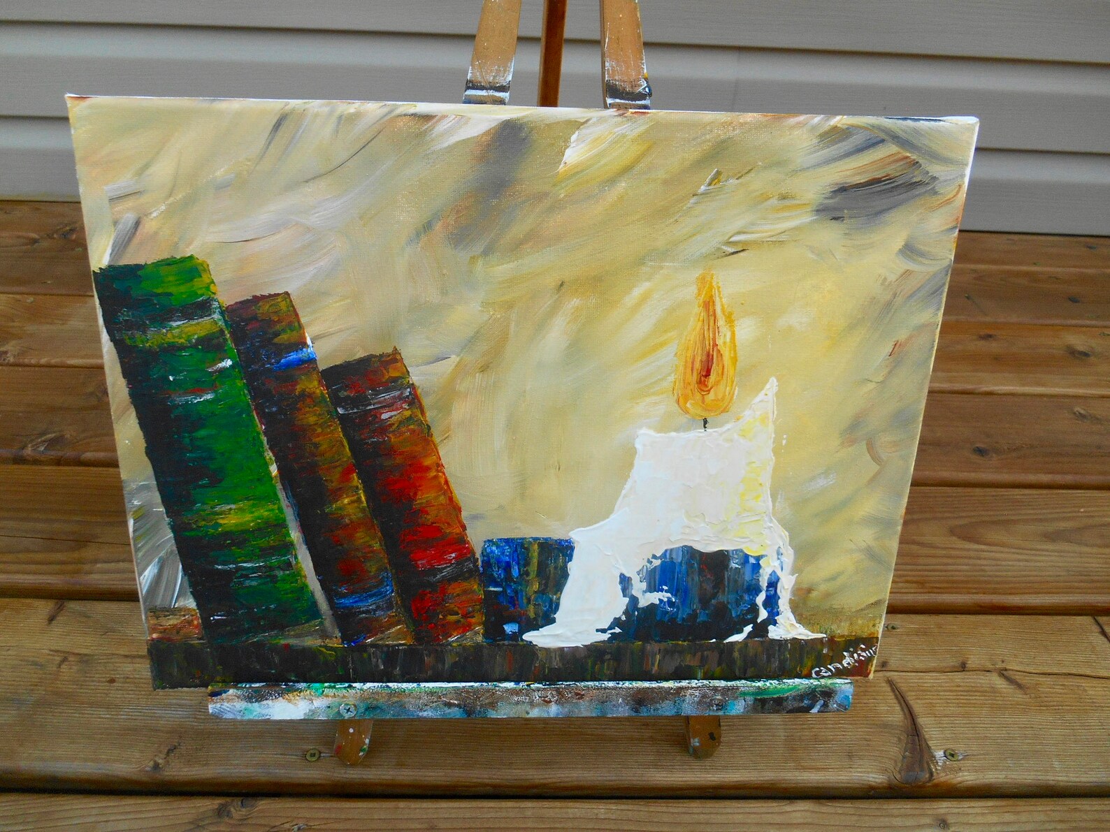 Books by Candlelight Acrylic Paint Books and Candle Painting Etsy