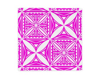Roze Samoaans designkussensloop