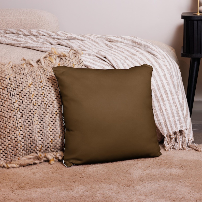 Brown Samoan Design Pillow Case