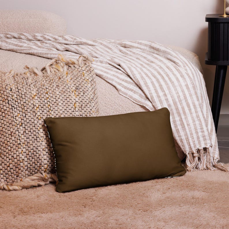 Brown Samoan Design Pillow Case