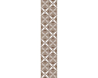Brown Samoan Design Table Runner