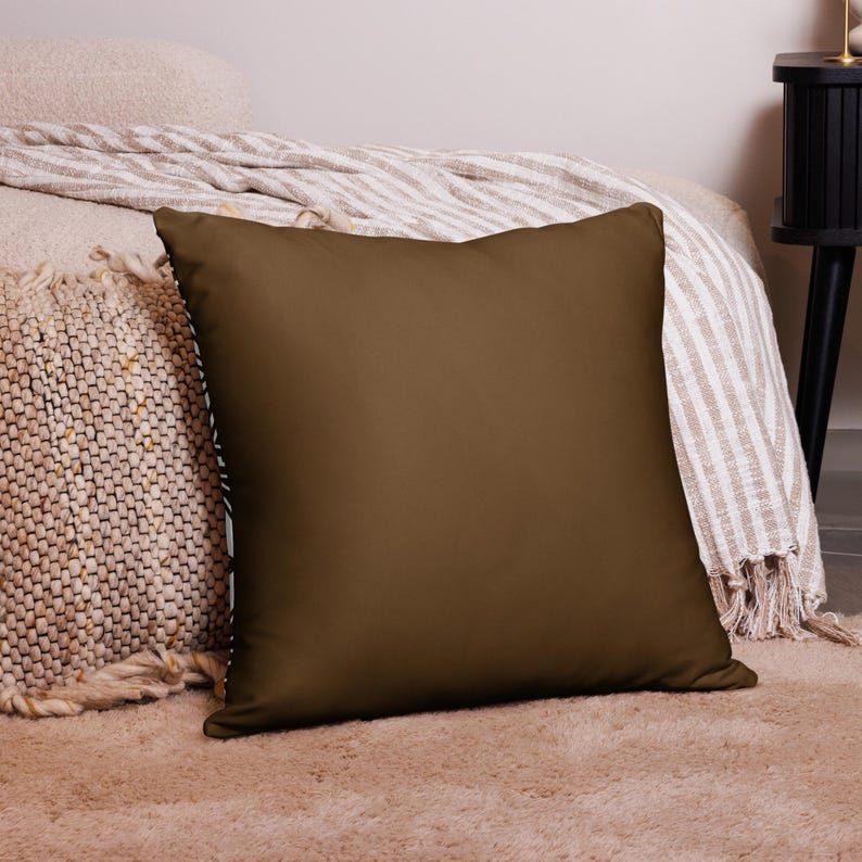 Brown Samoan Design Pillow Case