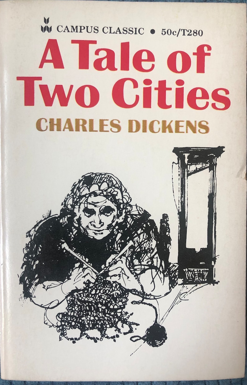 A Tale of Two Cities by Charles Dickens - 1962 Paperback Edition - Etsy