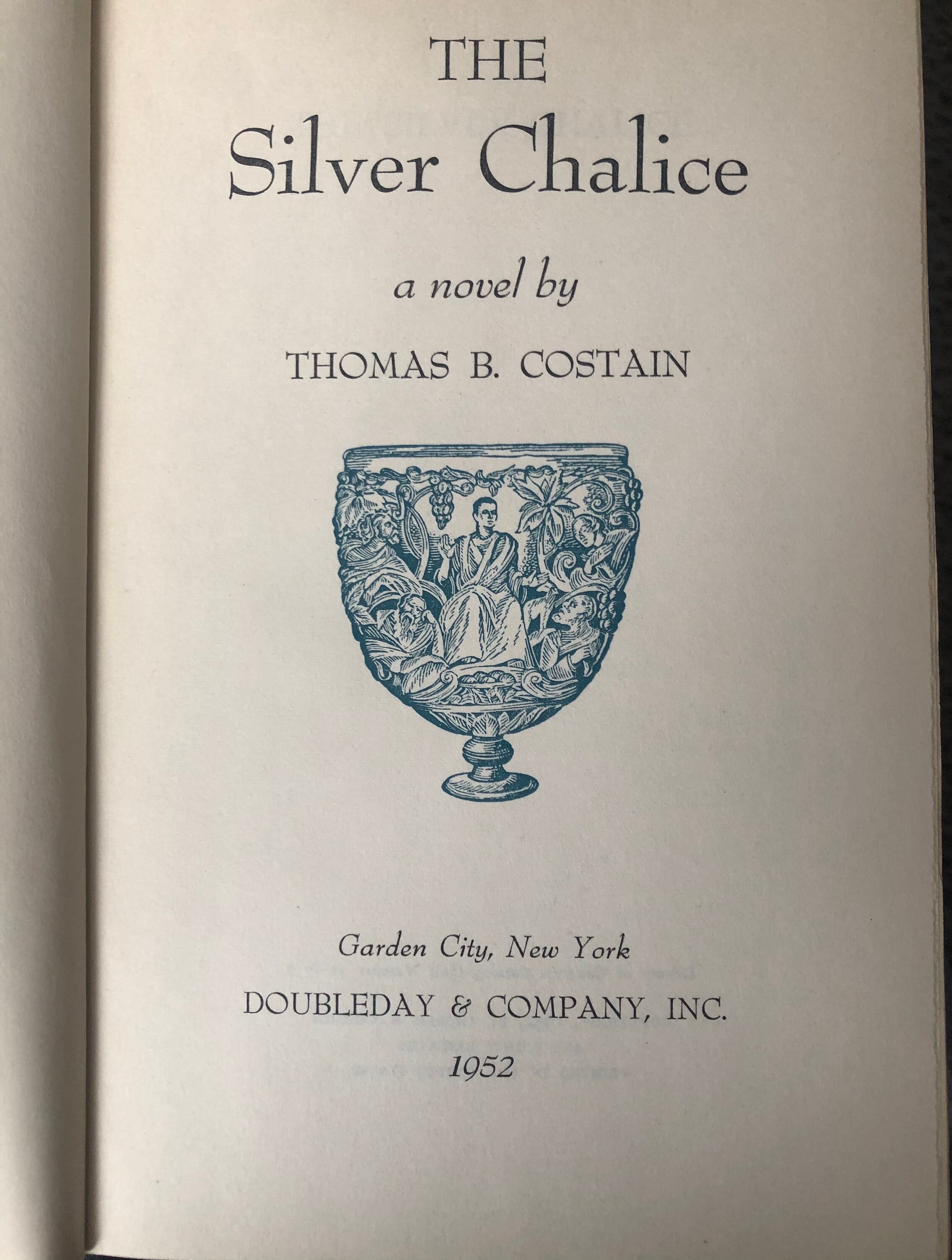 The Silver Chalice by Thomas B. Costain 1952 Etsy Nederland