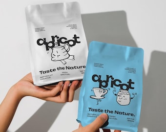 Kaffeesack PSD Mockup: Realistische Verpackungsvorlage (4000x6000 px) (Digitaler Download