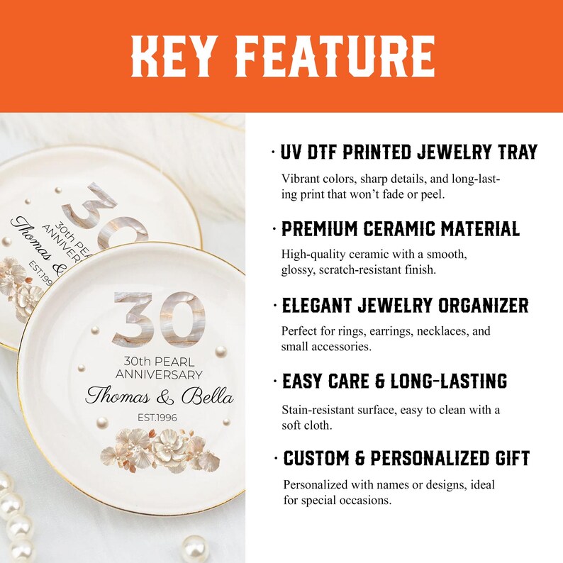 Custom Zodiac Jewelry Dish with Planet Design & Inspirational Quote, Personalized Name Text, Birthday Gift for Girlfriend Mom Sister Decor image 6