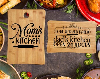 Kitchen Tray SVG Bundle, Cutting Board Laser File (Digital Download)