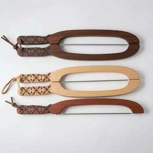 Sourdough Bread Knife Serrated Wooden Walnut Handle Kitchen Tool Artisan Baker Gift Idea Custom Engraving Rustic Design Hanging Handmade