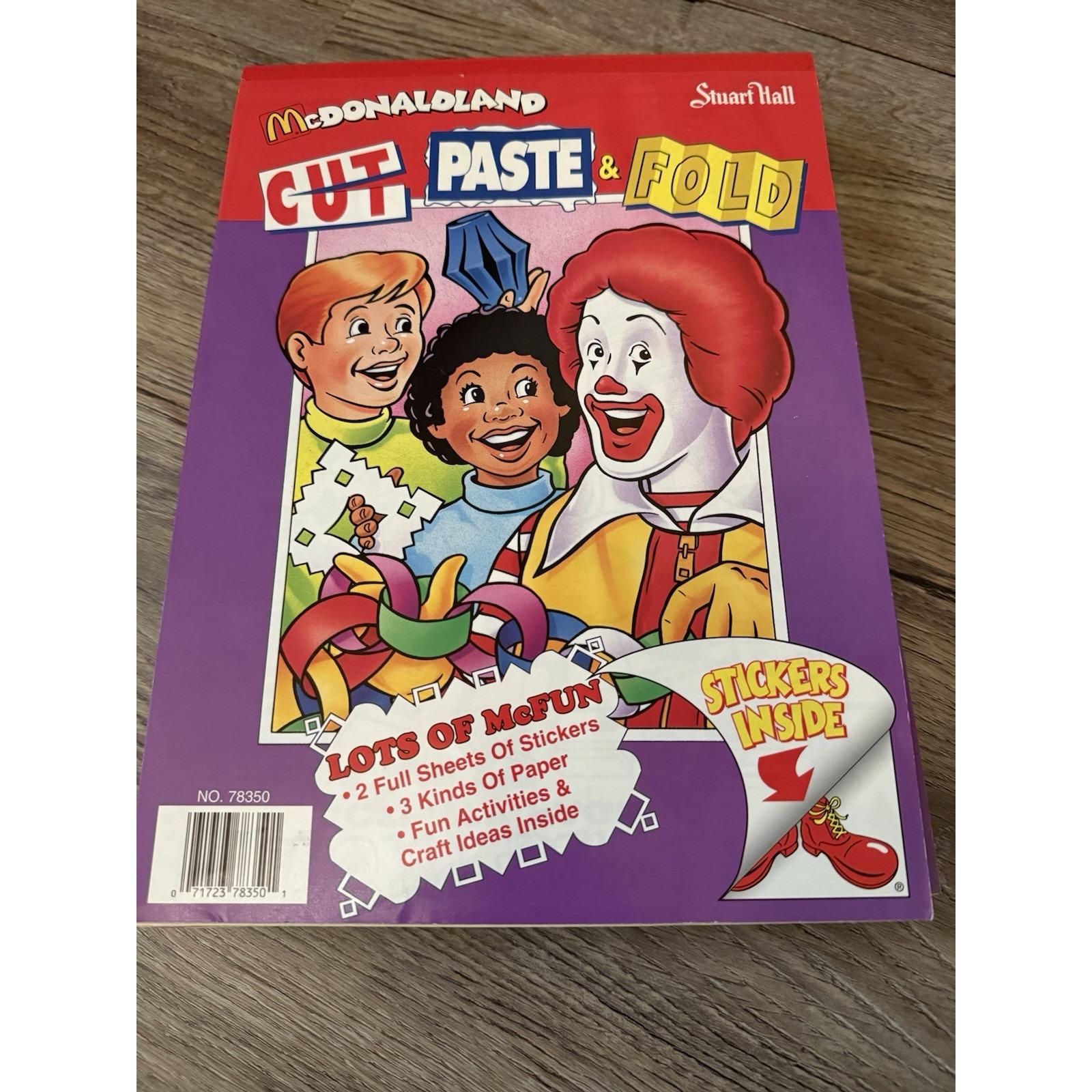 Mcdonalds Sticker Sheet - Etsy