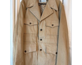 Vintage 70's Sears Men's Leather Jacket 42 - Etsy