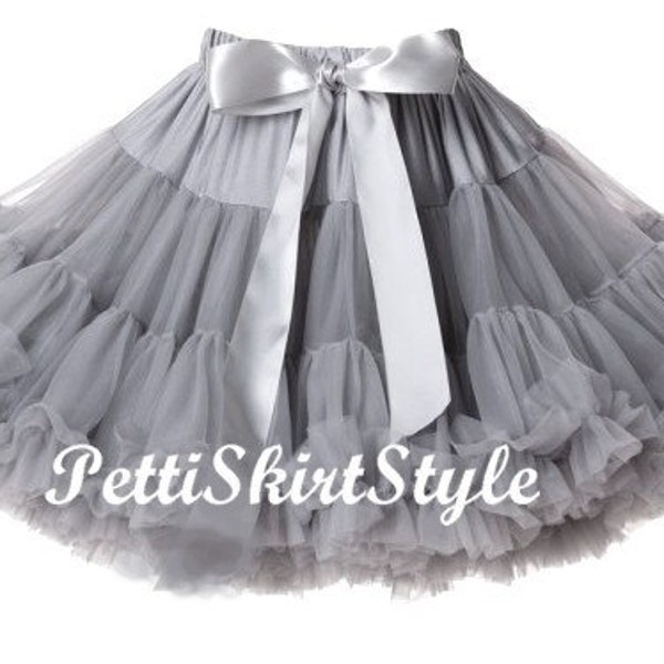 Grey Gray Pettiskirt Girls